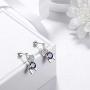 Aurora Tears Elephant Jewelry Women 925 Sterling Silver Earrings/Rings Crystal Cubic Zirconia Jewelry
