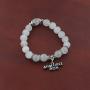 BOSATE Military Mom Gift Army Mom Charm Bracelet Army Mother Jewelry Military Mom Wife Bracelet Air Force Mom Navy Mom Gift for Women Military Mom