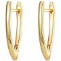 DMQ Letter V-Shaped Huggie drop Earrings for women White gold plated earrings jewelry