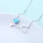 925 Sterling Silver Doctor Nurse Stethoscope Chain Inspired Thoughtful Necklace Created Opal Heart Jewelry Gift for Nursing School Women Girls 925 Sterling Silver Doctor Nurse Stethoscope Chain Inspired Thoughtful Necklace Created Opal Heart Jewelry Gift for Nursing School Women Girls