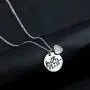 Stainless Steel Christian Faith Mustard Seed Lettering Necklaces, God Has You In Arm Necklace Memorial Gifts Stainless Steel Christian Faith Mustard Seed Lettering Necklaces, God Has You In Arm Necklace Memorial Gifts