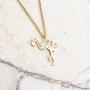 La Menagerie Flamingo Gold Origami Jewelry & Gold Geometric Necklace – 18 Karat Plated Gold Necklace & Flamingo Necklaces for Women – Flamingo Necklace for Girls & Origami Necklace