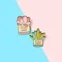 Gillna Cartoon Plant Brooch Pin Sets 2 Pieces Letter Enamel Brooch Pins Creative Cute Enamel Lapel Pin for Clothes Bags Backpack Jewelry DIY Accessories Gillna Cartoon Plant Brooch Pin Sets 2 Pieces Letter Enamel Brooch Pins Creative Cute Enamel Lapel Pin for Clothes Bags Backpack Jewelry DIY Accessories