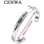 CENWA I Make Finer Moves Dove Cuff Bracelet 1920 Greek Sorority Jewelry Gift for Finer Women