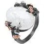 HSQYJ Vintage Plum Blossom Tree Ring Enamel Oval Natural Stone Wedding Engagement Anniversary Party Rings Simple Fashion Creative Jewelry for Women Girl Gift HSQYJ Vintage Plum Blossom Tree Ring Enamel Oval Natural Stone Wedding Engagement Anniversary Party Rings Simple Fashion Creative Jewelry for Women Girl Gift