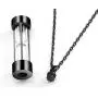 PiercingJ Personalized Custom Time Memory Hourglass Glass Pendant Cremation Necklace Stainless Steel Urn Necklace for Ashes Eternal Infinity Cremation Keepsake Memorial Jewelry