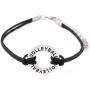 TEAMER Adjustable Wax Cord Bracelet Volleyball Charm Jewelry for Woman/Man Best Gifts