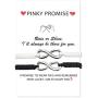 Lanqueen Distance Bracelets for Couples Infinity Matching Relationship Bracelet for Women GF BF Gifts