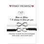 Lanqueen Distance Bracelets for Couples Infinity Matching Relationship Bracelet for Women GF BF Gifts