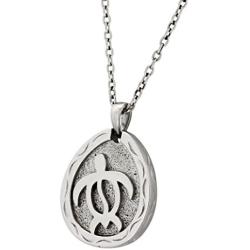 Hawaiian Jewelry by Austaras - Honu Sea Turtle Pendant - Good Luck and Protection Everywhere You Go