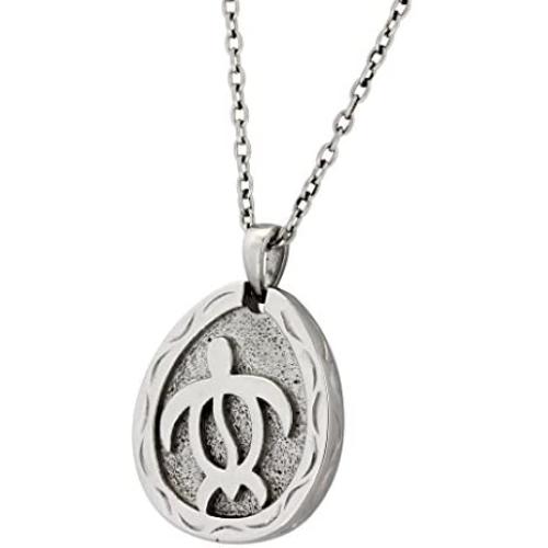 Hawaiian Jewelry by Austaras - Honu Sea Turtle Pendant - Good Luck and Protection Everywhere You Go