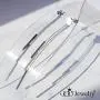555Jewelry Womens Stainless Steel Triple Bar Drop Dangle Post Nut Earrings 555Jewelry Womens Stainless Steel Triple Bar Drop Dangle Post Nut Earrings