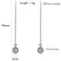 Spiritlele Evil Eyes Threader Earrings AAA CZ Crystal Ear Line Long Dangling Earrings for Women Girls