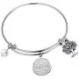 BEKECH Nonna Bracelet Grandma Nonna Charm Expandable Wire Bangle Nana Nonna Jewelry Grandmother Gift for Family Nonna