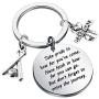 Baseball Keychain Baseball Player Gift Softball Charm Keychain Gifts Baseball Mom Gift Baseball Jewelry Inspiration Gift Take Pride in How Far You Have Come