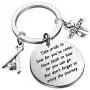 Baseball Keychain Baseball Player Gift Softball Charm Keychain Gifts Baseball Mom Gift Baseball Jewelry Inspiration Gift Take Pride in How Far You Have Come