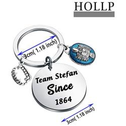 HOLLP The Originals Jewelry Salvatore Stefan Fans Gift Team Salvatore Stefan Since 1864 Keychain Gift for TV Fans