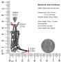 HZMAN Fashion Stainless Steel 3D Western Cowboy Boots Charm Jewelry Gothic Skull Scorpion Pattern Pendant Necklace 22 + 2 Inch Chain
