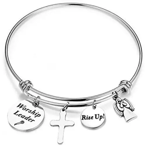 ENSIANTH Christian Jewelry Worship Leader Bracelet Inspirational Jewelry Gift for Religious
