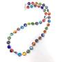 Authentic Murano Glass Millefiori Bead Necklace - Made in Italy