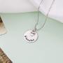 DAOCHONG S925 Sterling Silver Mom Grandma Necklace Pendant from Granddaughter Grandson