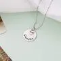 DAOCHONG S925 Sterling Silver Mom Grandma Necklace Pendant from Granddaughter Grandson