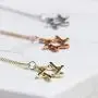 Spoil Cupid 14k Gold Plated 925 Sterling Silver Jewish Jewelry Star of David Necklace Matte Finish Brush Textured, 18'' Spoil Cupid 14k Gold Plated 925 Sterling Silver Jewish Jewelry Star of David Necklace Matte Finish Brush Textured, 18''