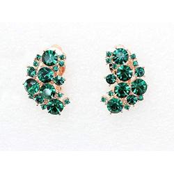 Faship Gorgeous Clip Ons Floral Earrings