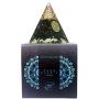 Orgone Pyramid Black Tourmaline Crystals Pendant - Raw Clear Quartz Crystals Point Protection Crystal Orgonite Pendant Magnetic Therapy Necklace - Tourmaline Crystal Pyramid for Protection Empath