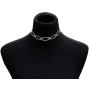Paperclip Link Chain Necklace 14K Gold Plated Dainty Long Chain Necklace for Women Girls