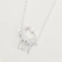 MIXIA Minimalist Double Kissing Giraffes Necklace Abstract Simple Animal Pendant