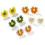 5 Pairs Small Daisy Flowers Earrings Female Shiny Simple Elegant Stud Earring Sweet Candy Petal Earrings for Woman Girls Summer Jewelry 5 Pairs Small Daisy Flowers Earrings Female Shiny Simple Elegant Stud Earring Sweet Candy Petal Earrings for Woman Girls Summer Jewelry