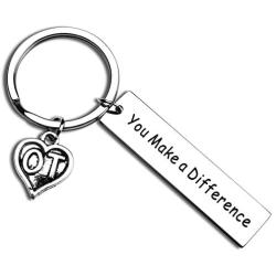 You Make A Difference Keychain Thank You Gift For Volunteer Mentor Employee Teacher Gift