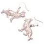 DUOWEI German Shepherd Dog Earrings Vintage Dangle Jewelry Charms Gifts | Silver Rose-gold And Gold Plated DUOWEI German Shepherd Dog Earrings Vintage Dangle Jewelry Charms Gifts | Silver Rose-gold And Gold Plated