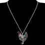 WEVENI Enamel Alloy Rhinestone Chicken Hen Necklace Pendant Chain Jewelry Novelty Gifts for Women Girls Ladies WEVENI Enamel Alloy Rhinestone Chicken Hen Necklace Pendant Chain Jewelry Novelty Gifts for Women Girls Ladies