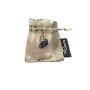 FRONAY Natural Gemstone Rose Quartz Dangle Drop Earrings - Handmade Sterling Silver Jewelry for Women