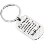 Hibetek Bible Verse Keychain for He Will Order His Angels to Protect You Wherever You Go Keychain Religious Jewelry Christian Gift
