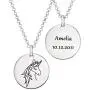 MyNameNecklace Unicorn Pendant -Engraved Be Unique or Personalized Pendant- Inspriational Jewelry