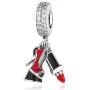Ochoos Authentic 100% 925 Sterling Silver Bead Charm Burst of Love Charms Valentines Day Gift Fit Pandora Bracelets Women DIY Jewelry - (Color: Lipstick Dendant) Ochoos Authentic 100% 925 Sterling Silver Bead Charm Burst of Love Charms Valentines Day Gift Fit Pandora Bracelets Women DIY Jewelry - (Color: Lipstick Dendant)
