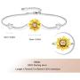 You Are My Sunshine Sunflower Bracelet Earrings Jewelry Gifts for Women Daughter
