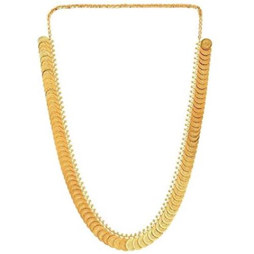 YouBella Jewellery Bollywood Ethnic Gold Plated Traditional Indian Necklace Chain for Women and Girls