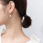 Cute Sterling Silver Safety Pin Small Hoop Earrings for Women Girls Men Cartilage Minimalist Sleeper Hoops Lightweight Personalized Lock Dangle Drop Fashion Jewelry Gifts 24mm