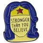 CENWA Wonder Woman Brooch Pin Stronger Than You Believe Wonder Woman Jewelry Super Hero Jewelry Gift for Wife/Mom/Sister