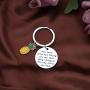 KUIYAI IVF Infertility Keychain You Never Know How Strong You are Inspirational Gift Infertility Mom Jewelry IVF Pineapple Gifts IVF Encouragement Gift for Her