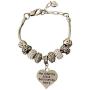 Infinity Collection Best Friends Bracelet- Not Sisters by Blood But Sisters by Heart Charm Bracelet for Women, Friend Jewelry for Friends