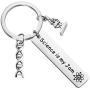 BEKECH Science Gift Chemistry Science Jewelry Science is My Jam Keychain Atom Microscope Charm DNA Charm Keychain Scientist Gift Forensic Gift Science Nerd Physics Gift