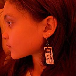 Anime Kakegurui Jabami Yumeko Earring Cosplay Acrylic Ear Studs Earring Costume Prop Earrings Jewelry Gifts Gift for Anime Fans