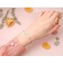 925 Sterling Silver Adjustable Nautical Anchor Bracelet with a Initial, Jewelry for Women Teen Girls