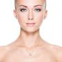 RAYMONDS BOUTIQUE 14K Rose Gold Silver Plated Open Heart Shape Floating Love Pendant Necklace and Earrings Jewelry Set for Women, Girls, Teens, Kids with Adjustable Chain