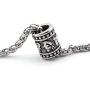 GUNGNEER Meditation Mantra Neckace Stainless Steel Keel Chain Prayer Tibetan Healing Spiritual Jewelry Men Women